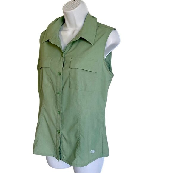 Reel Legends Mariner Sleeveless Top Moisture Wicking UPF Women's Size Small NEW - Picture 4 of 6